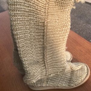 Charlotte Russe Slouch knit boots. Size (10)